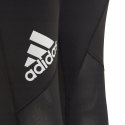 ADIDAS legginsy dziecięce długie adidas czarne rozmiar 110