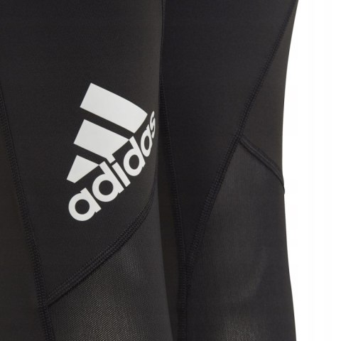 ADIDAS legginsy dziecięce długie adidas czarne rozmiar 110