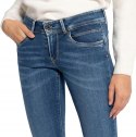 PEPE JEANS niebieskie spodnie rurki z przetarciami rozmiar XS