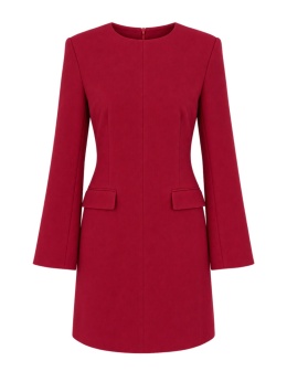 H&M Sukienka bordowa elegancka dopasowana jesienna zimowa rozmiar S