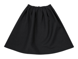H&M Spódnica midi rozkloszowana gruby materiał rozmiar L