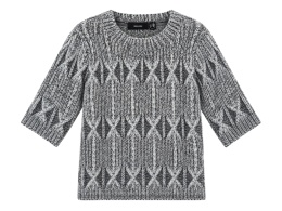 VERO MODA sweterek gruby z krótkim rękawem rozmiar S
